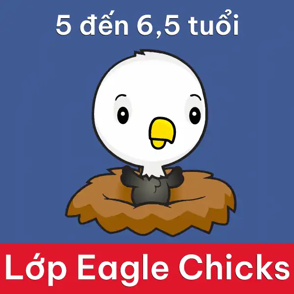 logo cho Tiếng Anh cho bé Pre-A1 Eagle Chicks™